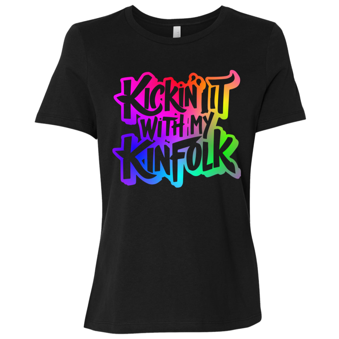 Kickin It With My Kinfolk | Women's Relaxed Fit Tee