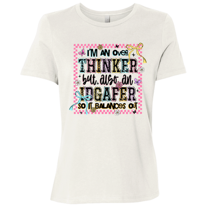 Overthinker & IDGAFER | Women's Relaxed Fit Tee