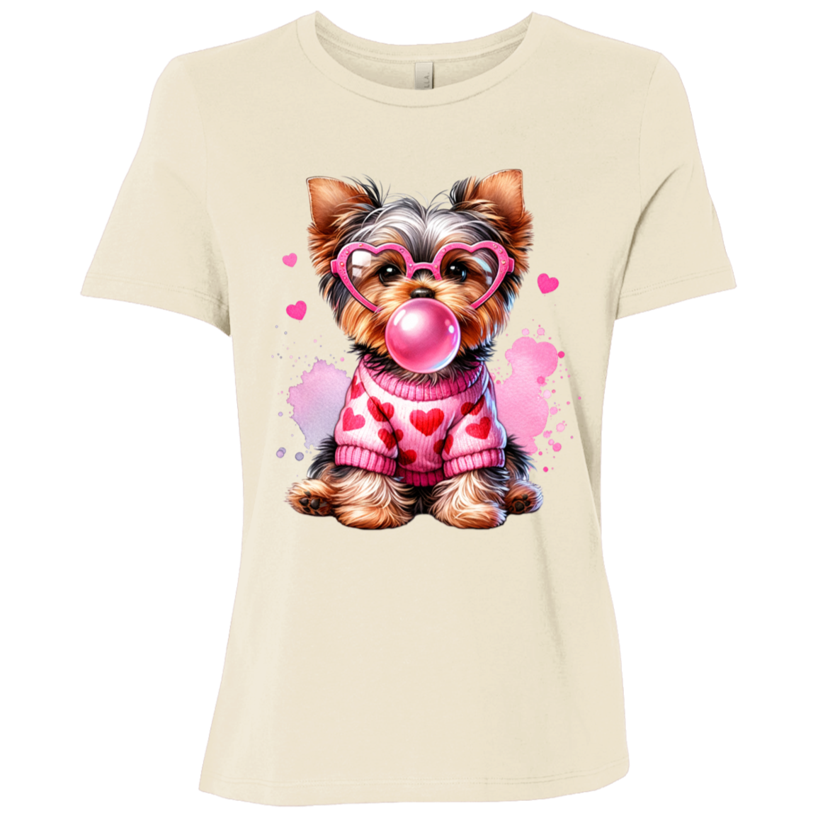 Yorkie Love | Women's Relaxed Fit Tee