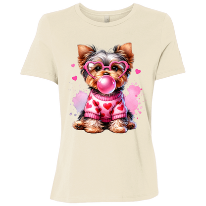 Yorkie Love | Women's Relaxed Fit Tee
