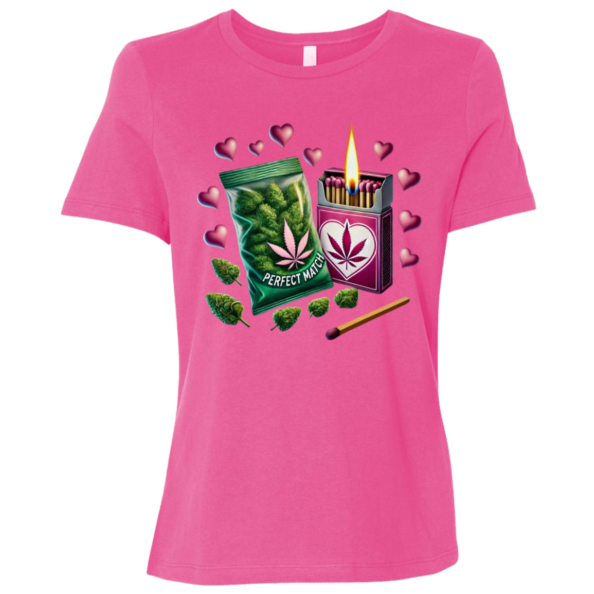 A Perfect Match Ladies Relaxed Jersey Short-Sleeve T-Shirt