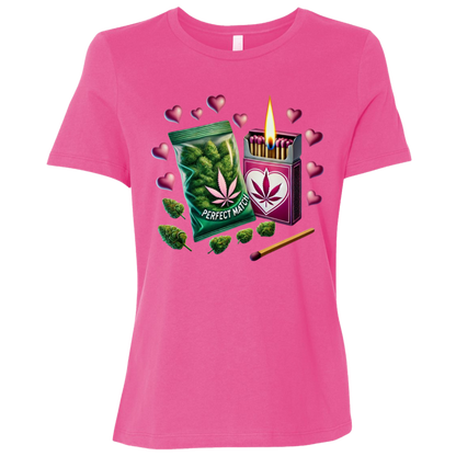 A Perfect Match Ladies Relaxed Jersey Short-Sleeve T-Shirt