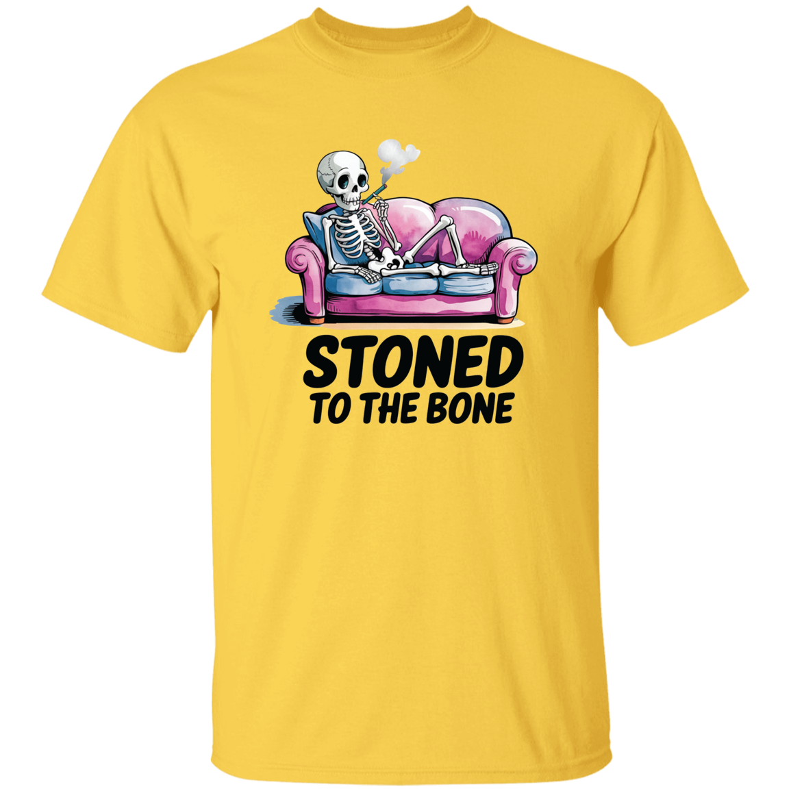 Stoned To The Bone Men's Heavyweight Graphic Tee