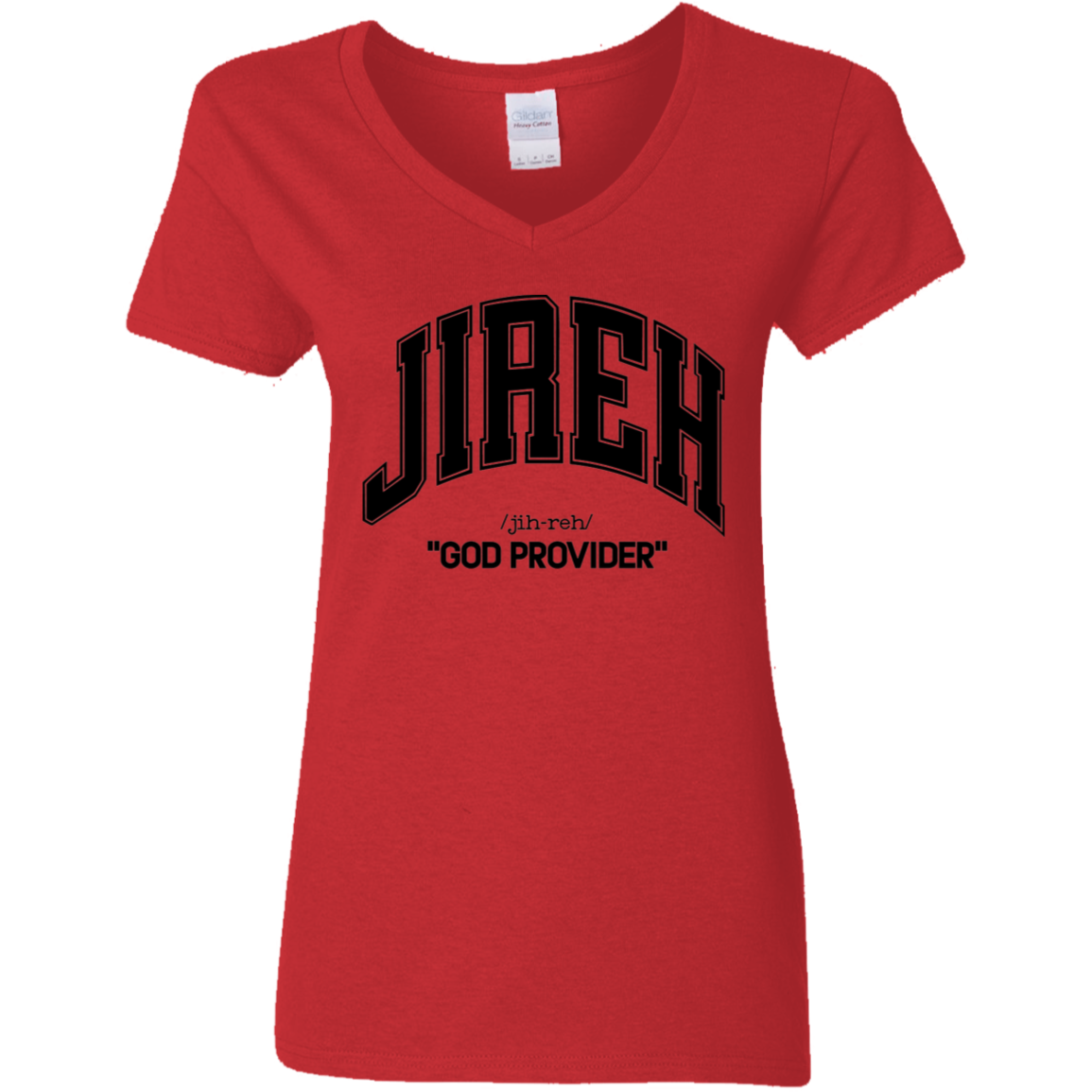 Jireh Ladies' V-Neck T-Shirt