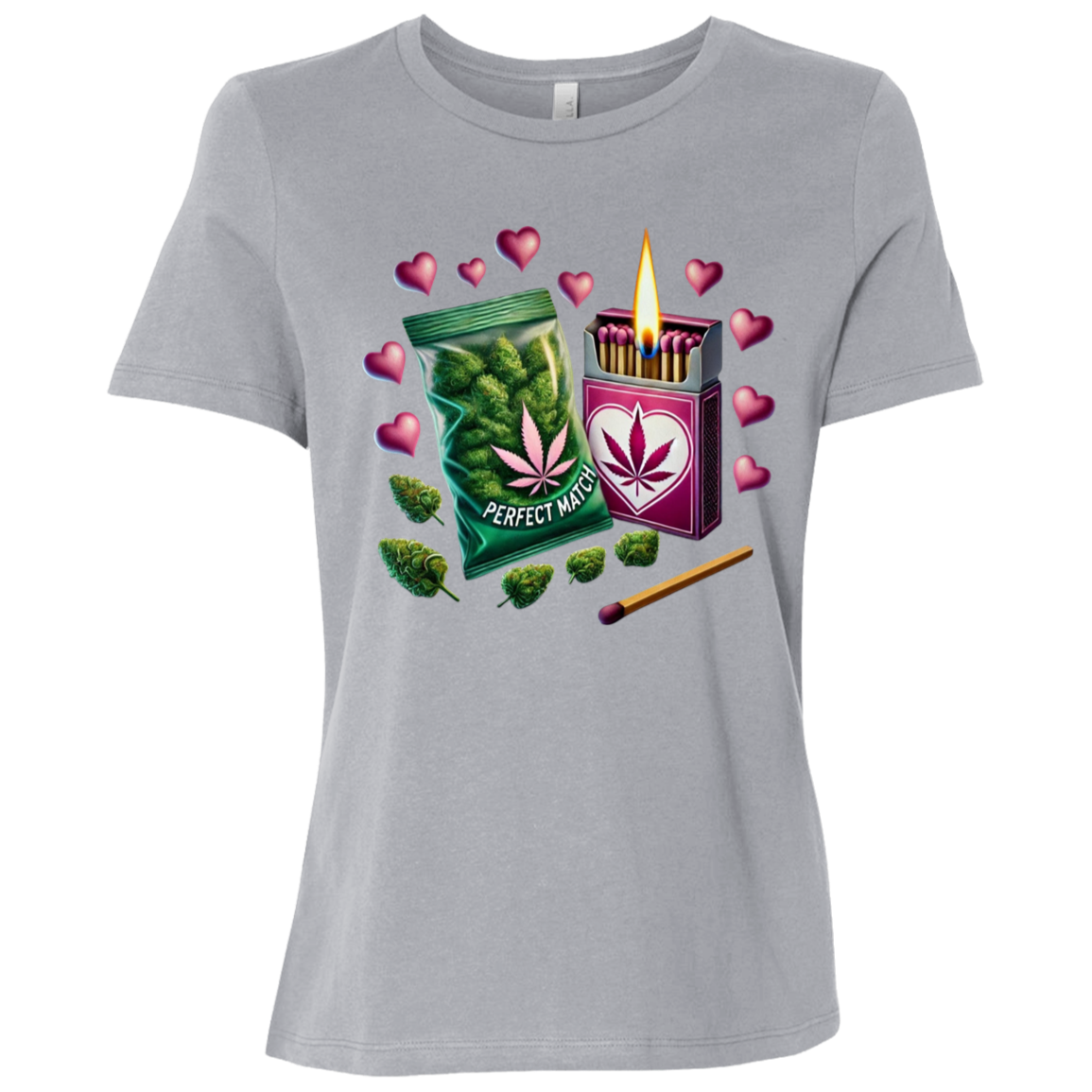 A Perfect Match Ladies Relaxed Jersey Short-Sleeve T-Shirt