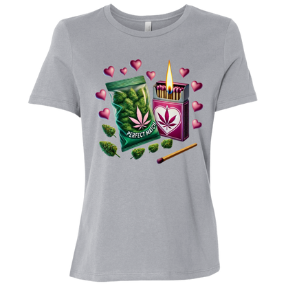 A Perfect Match Ladies Relaxed Jersey Short-Sleeve T-Shirt