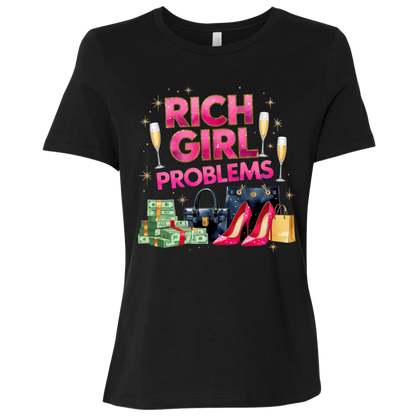 Rich Girl Problems Women's Relaxed Jersey T-Shirt