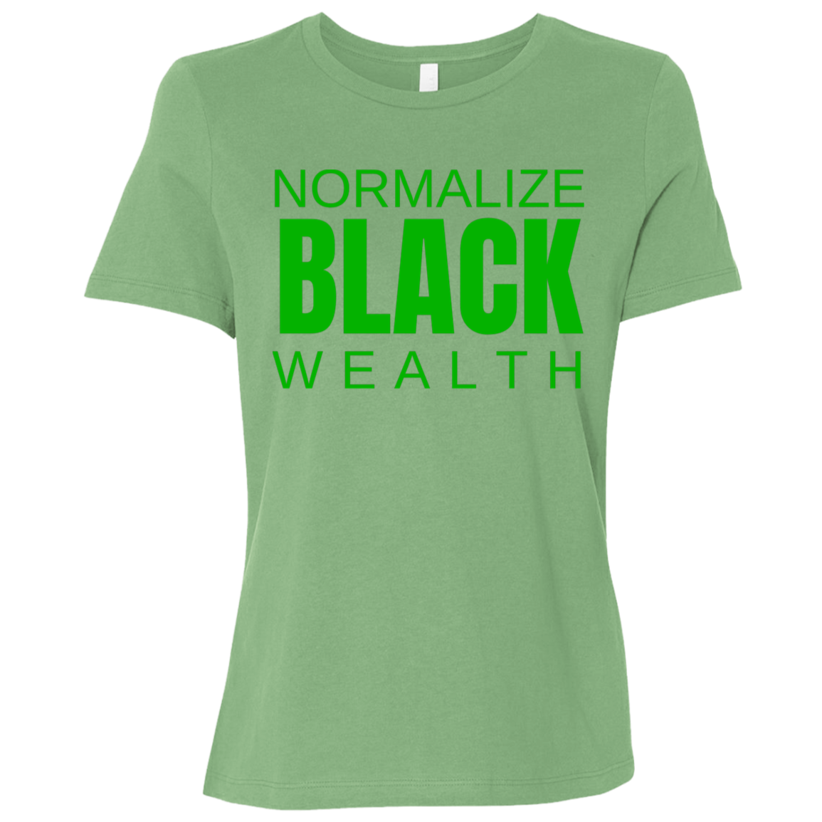 Normalize Black Wealth Tee