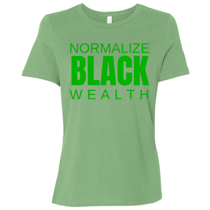 Normalize Black Wealth Tee