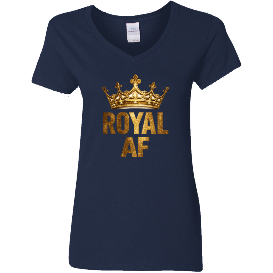 Royal AF V-Neck Tee