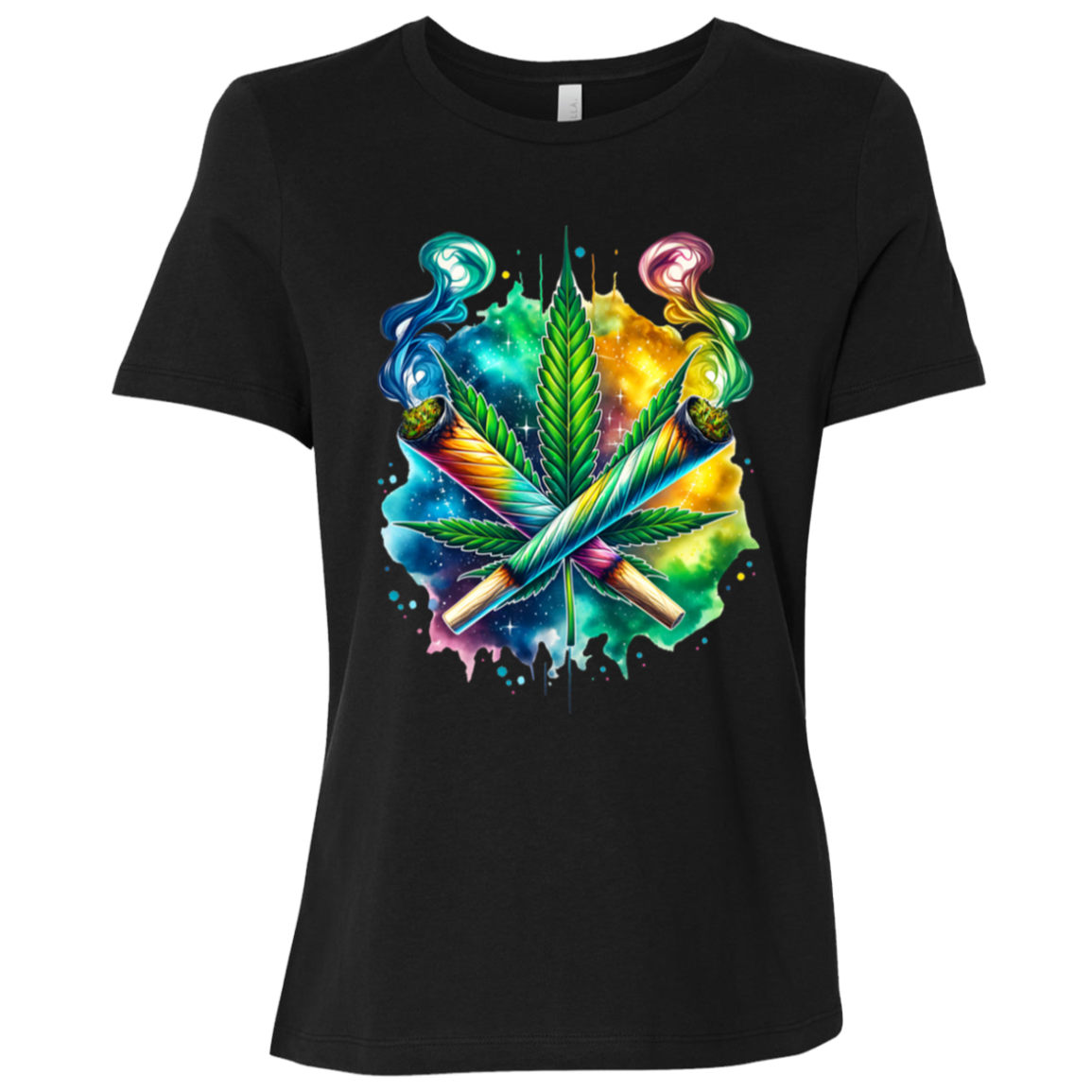 Colorful Bud Women's Relaxed Jersey Short-Sleeve T-Shirt