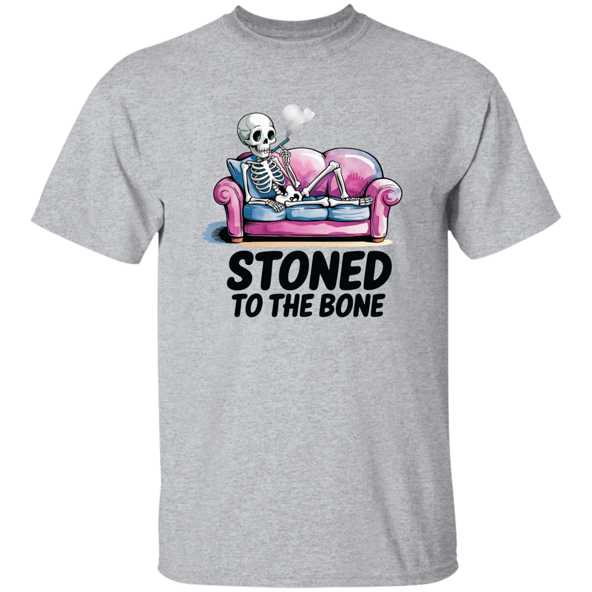 Stoned To The Bone Men's Heavyweight Graphic Tee