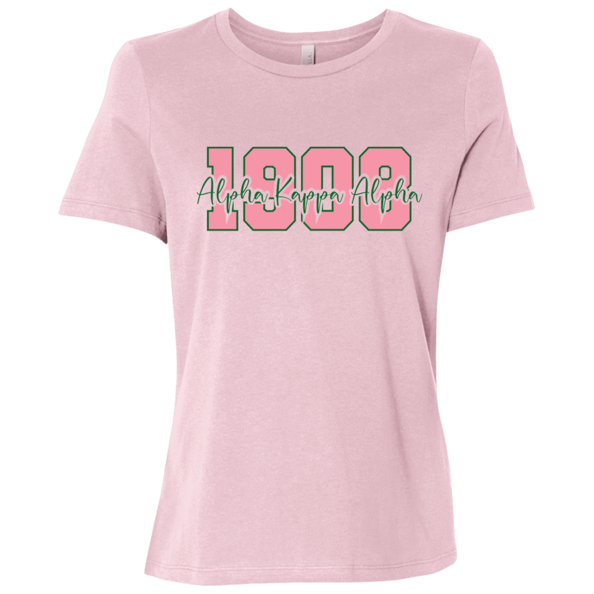 1908 Alpha Kappa Alpha Ladies Relaxed Jersey Short-Sleeve T-Shirt