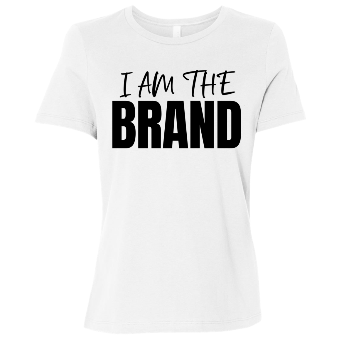I Am The Brand Ladies Relaxed Jersey Short-Sleeve T-Shirt