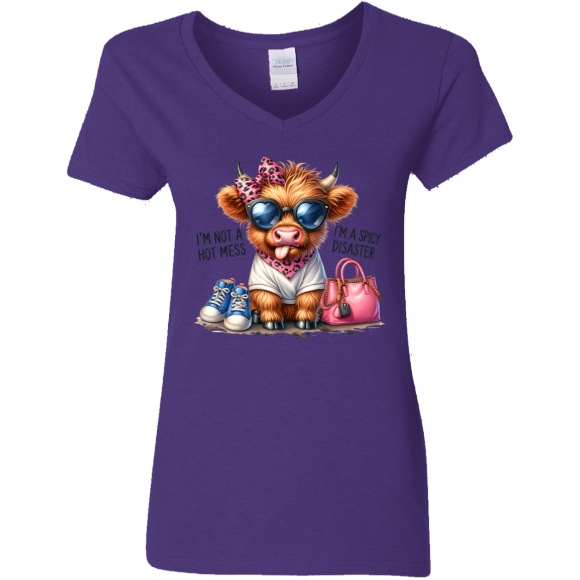 I'm Not a Hot Mess, I'm a Spicy Disaster | Women's V-Neck Tee