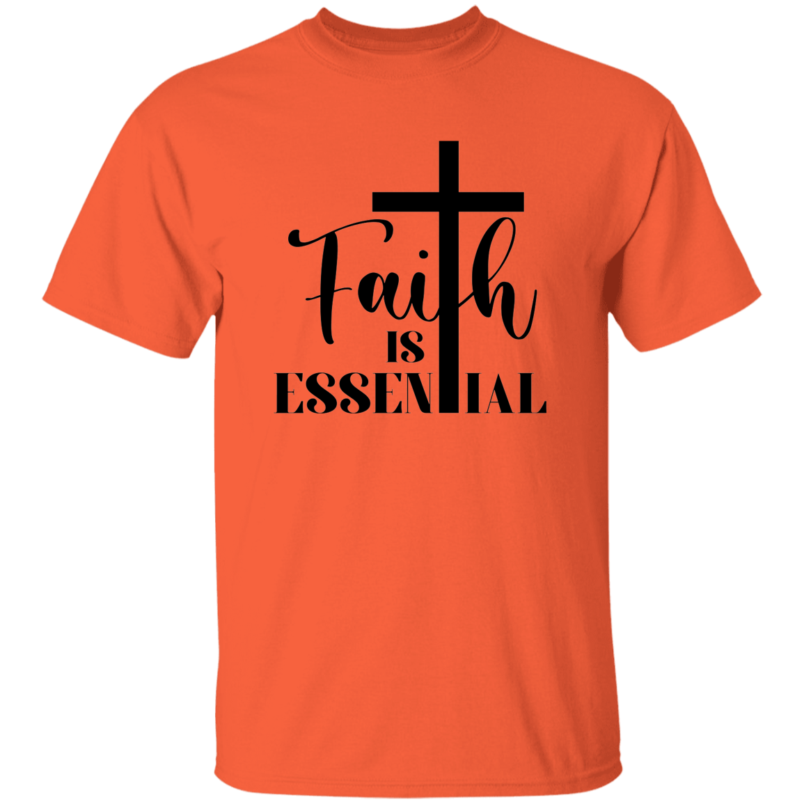 Faith is Essential Men's Heavyweight Graphic Tee