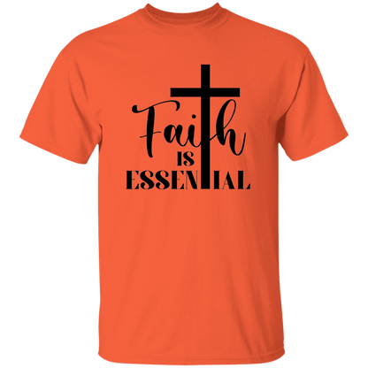 Faith is Essential Men's Heavyweight Graphic Tee