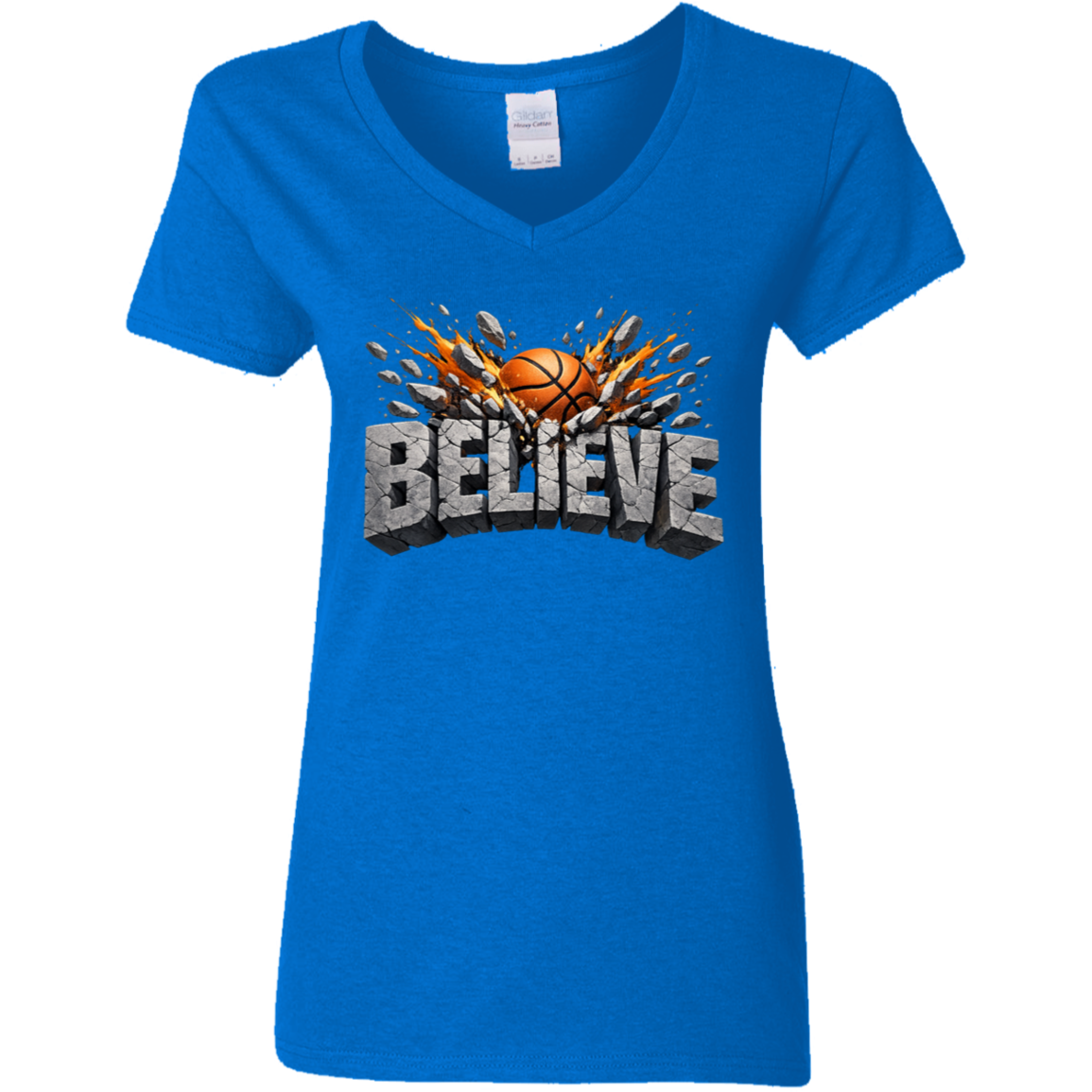 Believe V-Neck T-Shirt