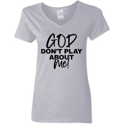 Sustainable USA Cotton V-Neck Tee - Missy Fit, DIGISOFT Print