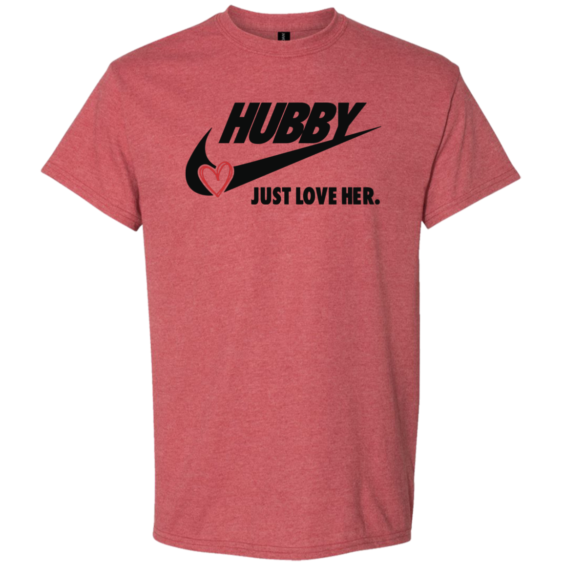 Hubby Just Love Her Men's DryBlend Short Sleeve Tshirt