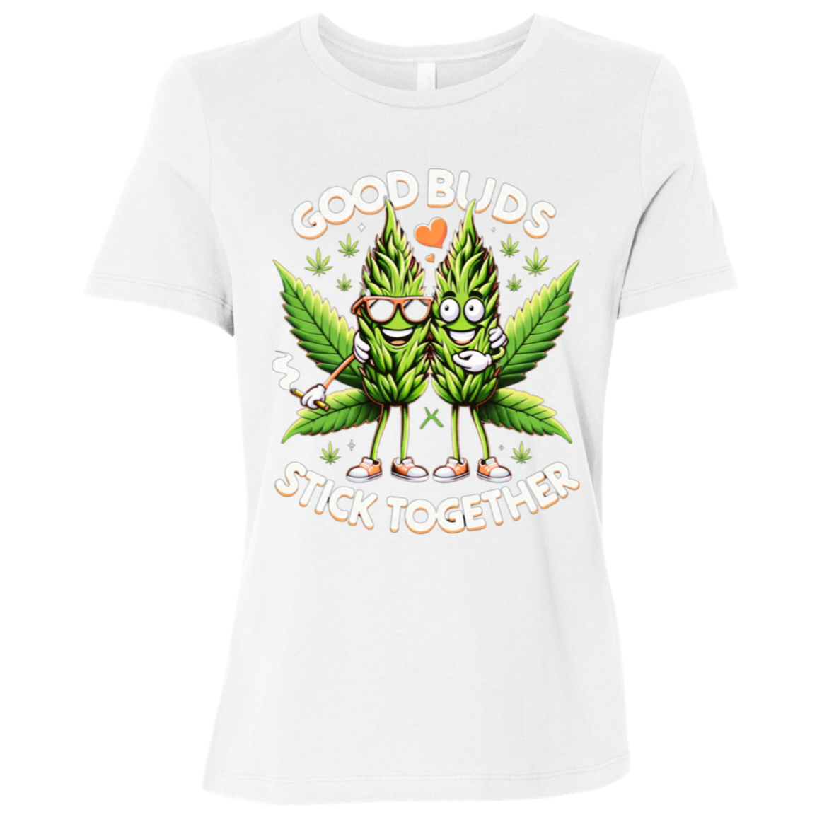 Good Buds Ladies Relaxed Jersey Short-Sleeve T-Shirt