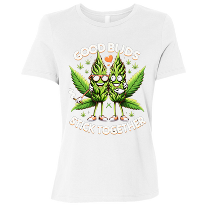 Good Buds Ladies Relaxed Jersey Short-Sleeve T-Shirt