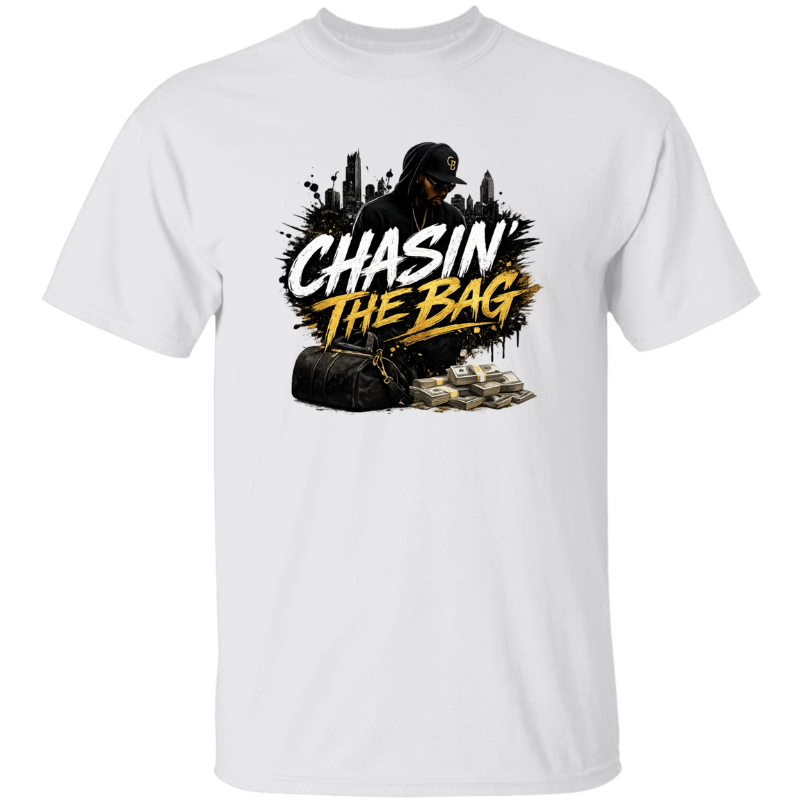 Chasin' The Bag Men's 5.3 oz. Heavyweight T-Shirt