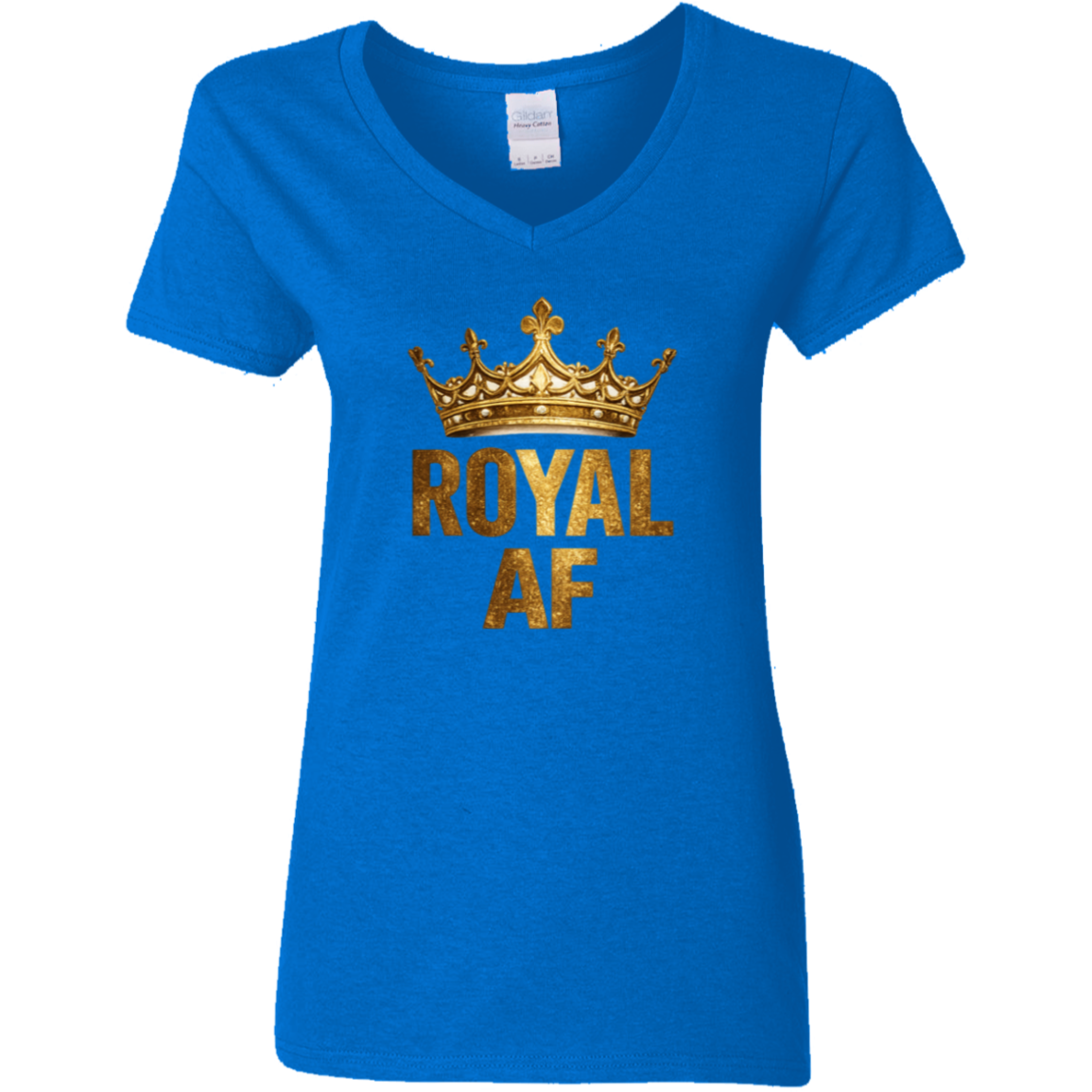Royal AF V-Neck Tee
