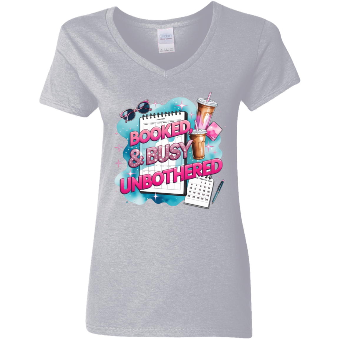 Gildan Ladies' 5.3 oz. V-Neck T-Shirt