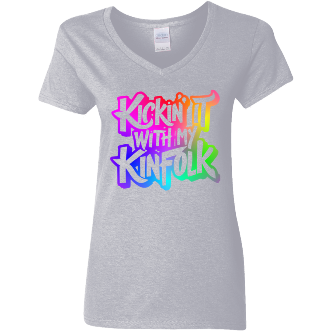 Gildan Ladies' 5.3 oz. V-Neck T-Shirt