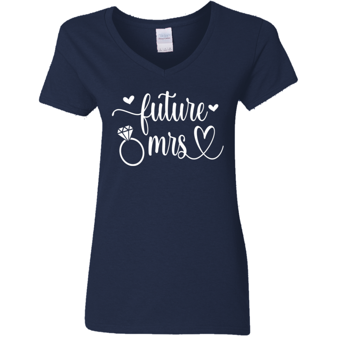 Future Mrs Ladies' 5.3 oz. V-Neck T-Shirt