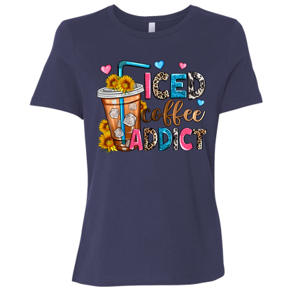 Iced Coffee Addict | Women's Relaxed Fit Tee