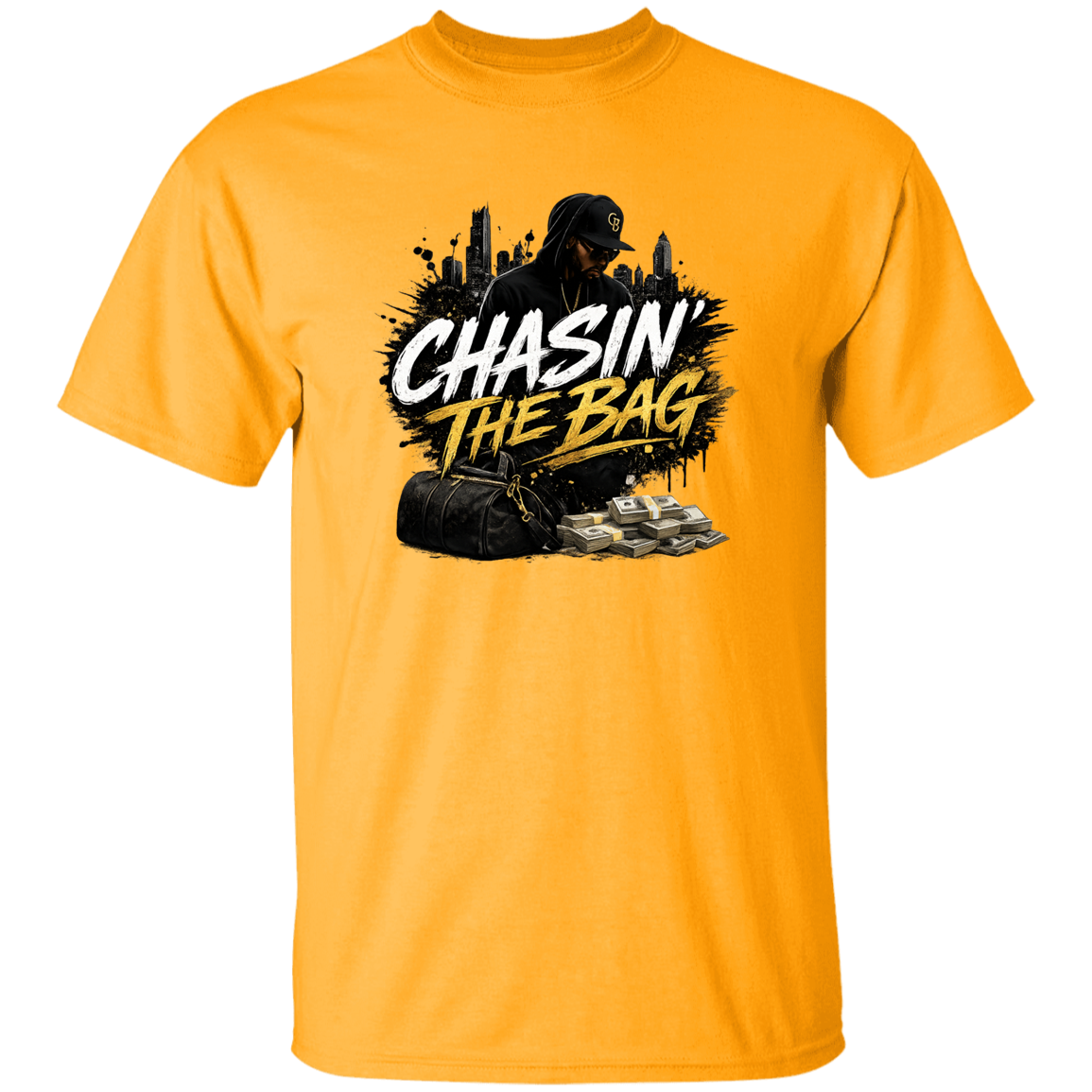 Chasin' The Bag Men's 5.3 oz. Heavyweight T-Shirt
