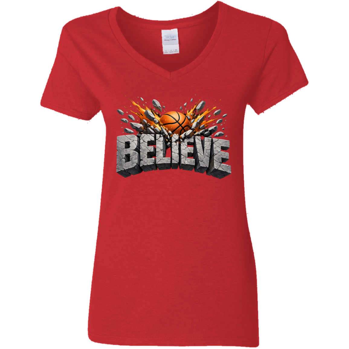 Believe V-Neck T-Shirt