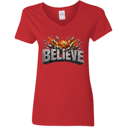 Believe V-Neck T-Shirt