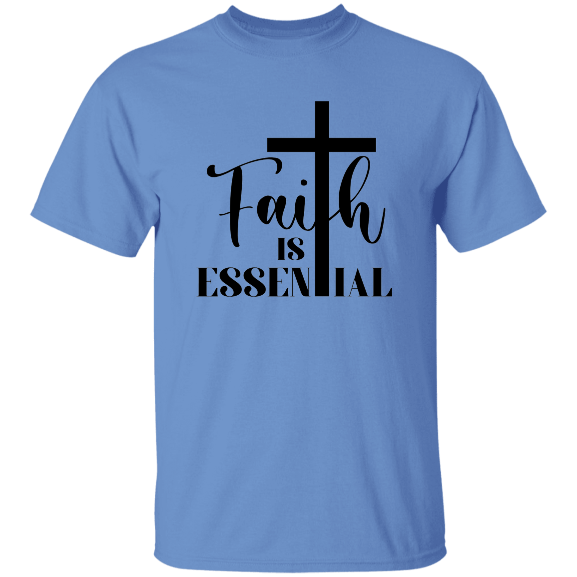 Faith is Essential Men's Heavyweight Graphic Tee