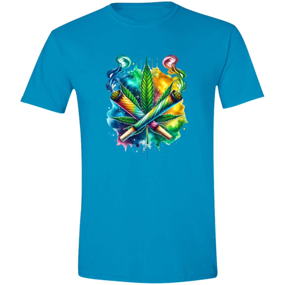 Colorful Bud Men's Softstyle Tee