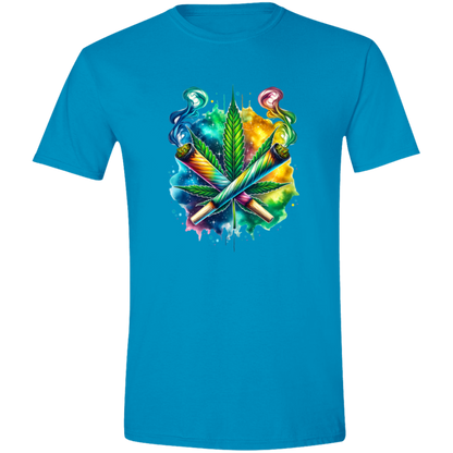 Colorful Bud Men's Softstyle Tee