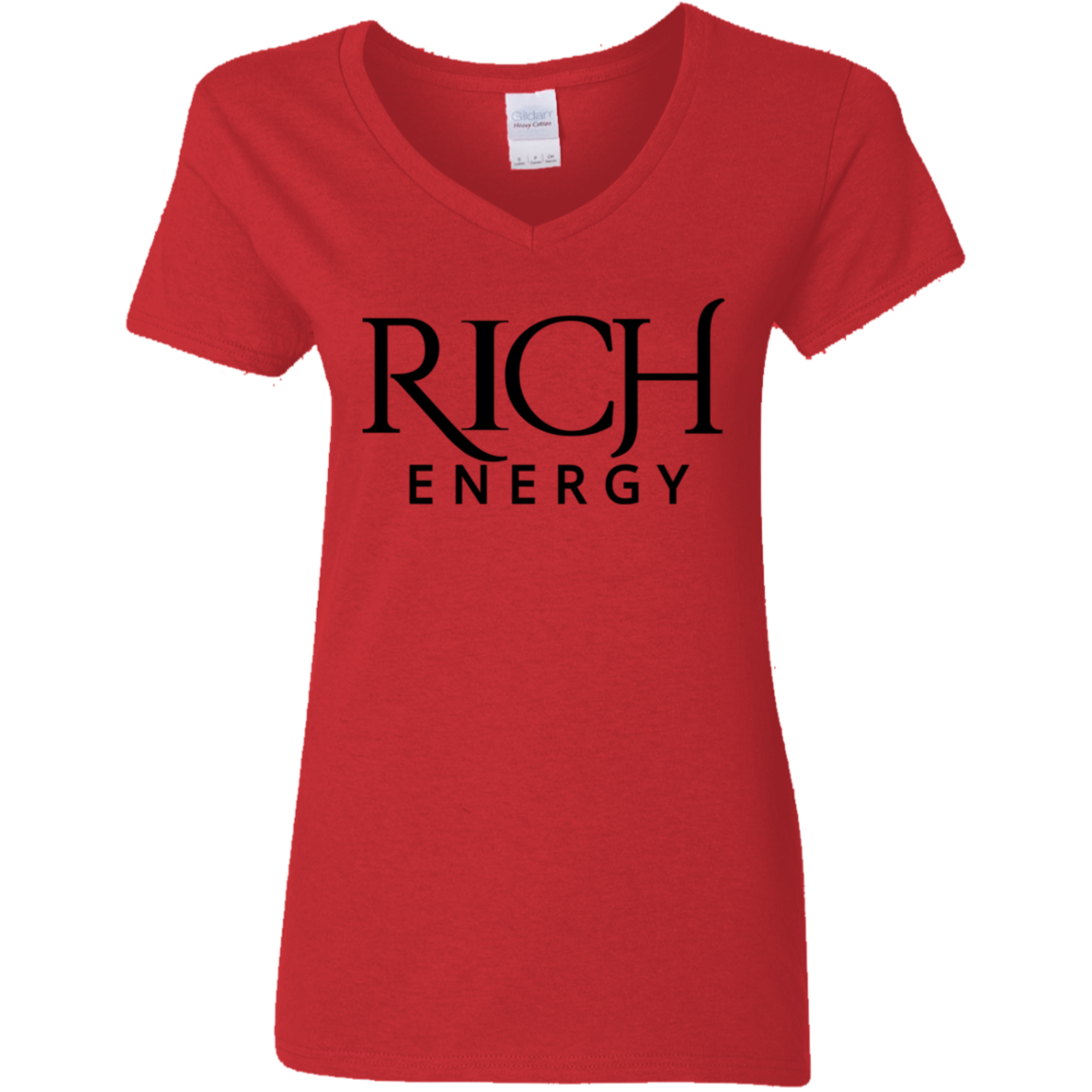 Rich Energy Ladies' V-Neck Tee