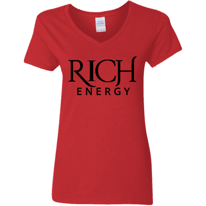 Rich Energy Ladies' V-Neck Tee