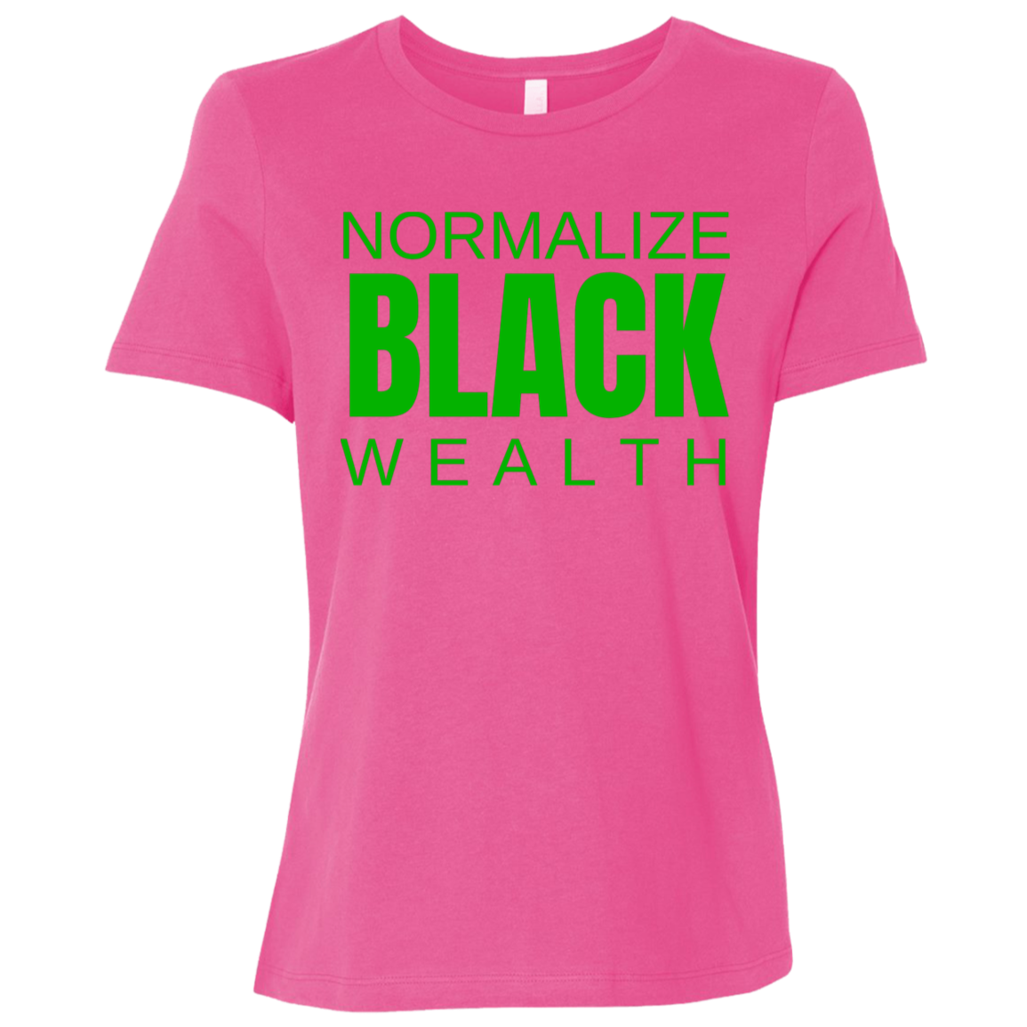 Normalize Black Wealth Tee