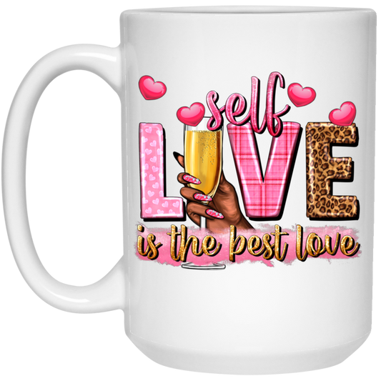 Self Love Is the Best Love 15oz White Mug