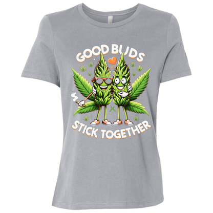Good Buds Ladies Relaxed Jersey Short-Sleeve T-Shirt