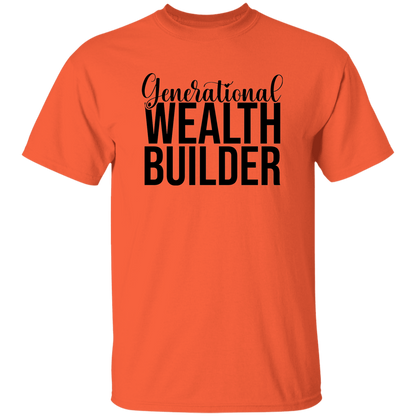 Generational Wealth Builder Men's 5.3 oz. T-Shirt
