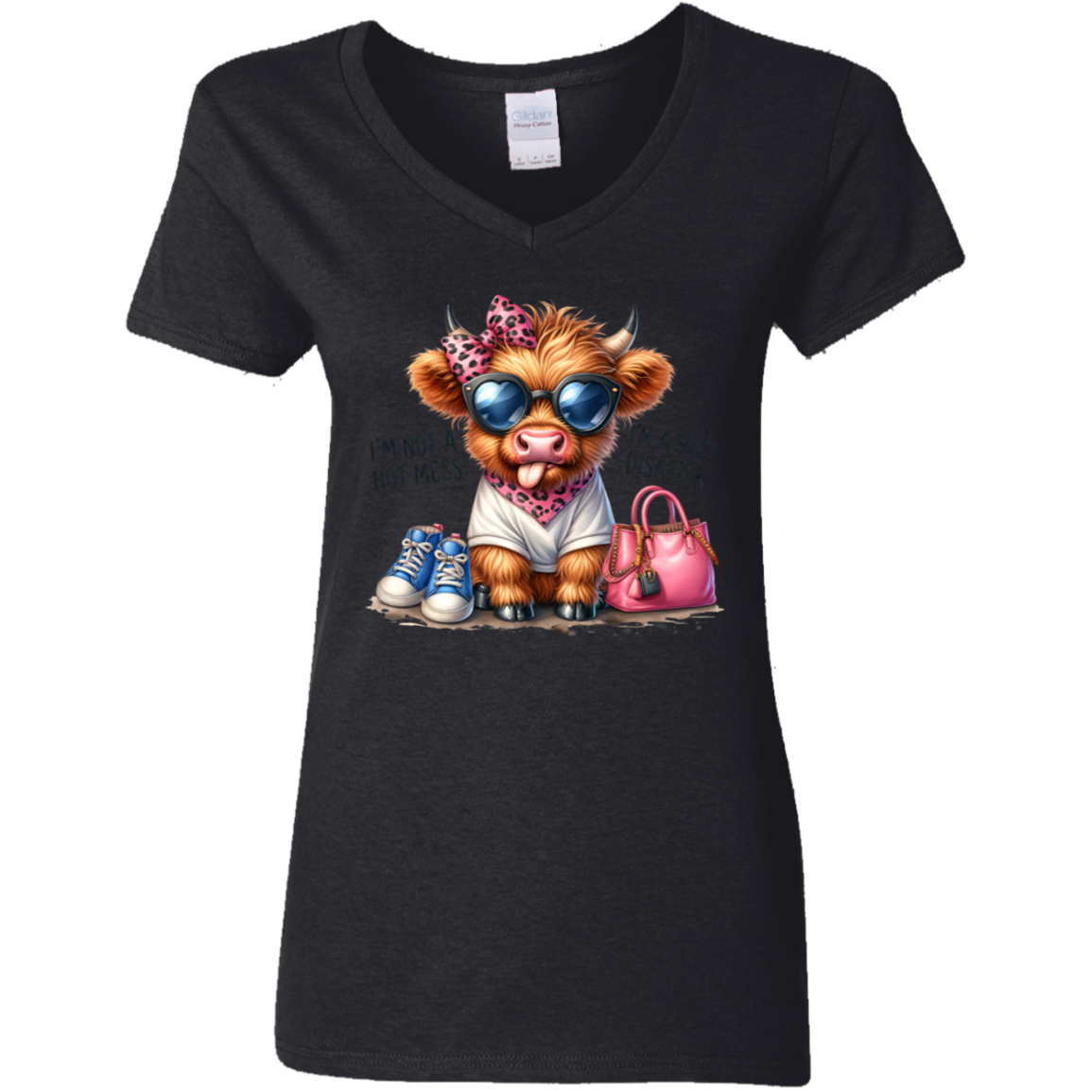 I'm Not a Hot Mess, I'm a Spicy Disaster | Women's V-Neck Tee