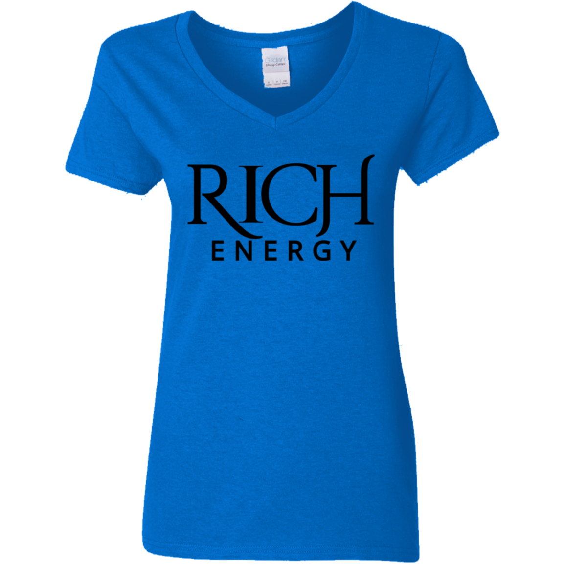 Rich Energy Ladies' V-Neck Tee