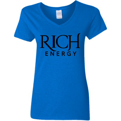 Rich Energy Ladies' V-Neck Tee