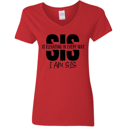 Sis Is Elevating | Women's V-Neck Tee