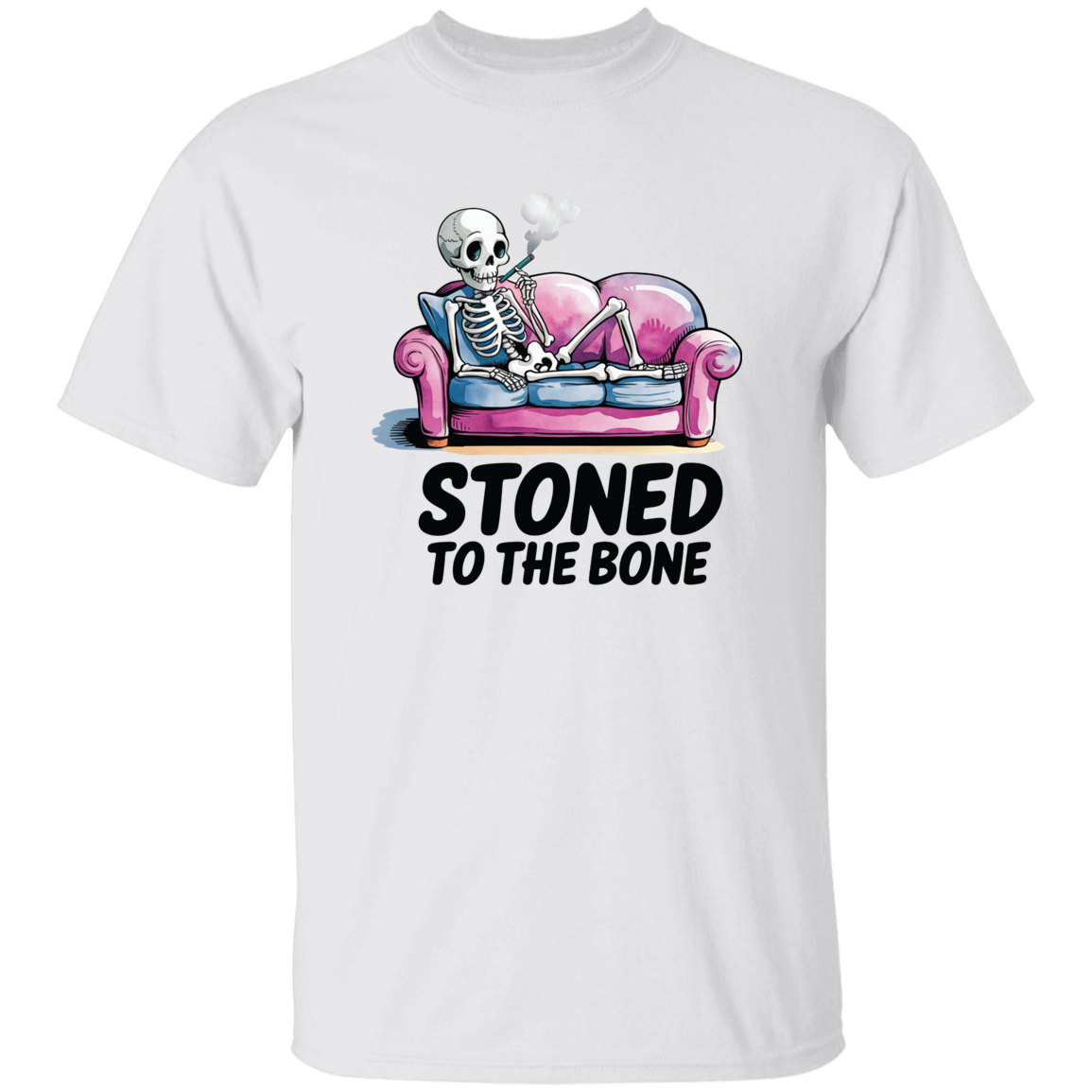 Stoned To The Bone Men's Heavyweight Graphic Tee