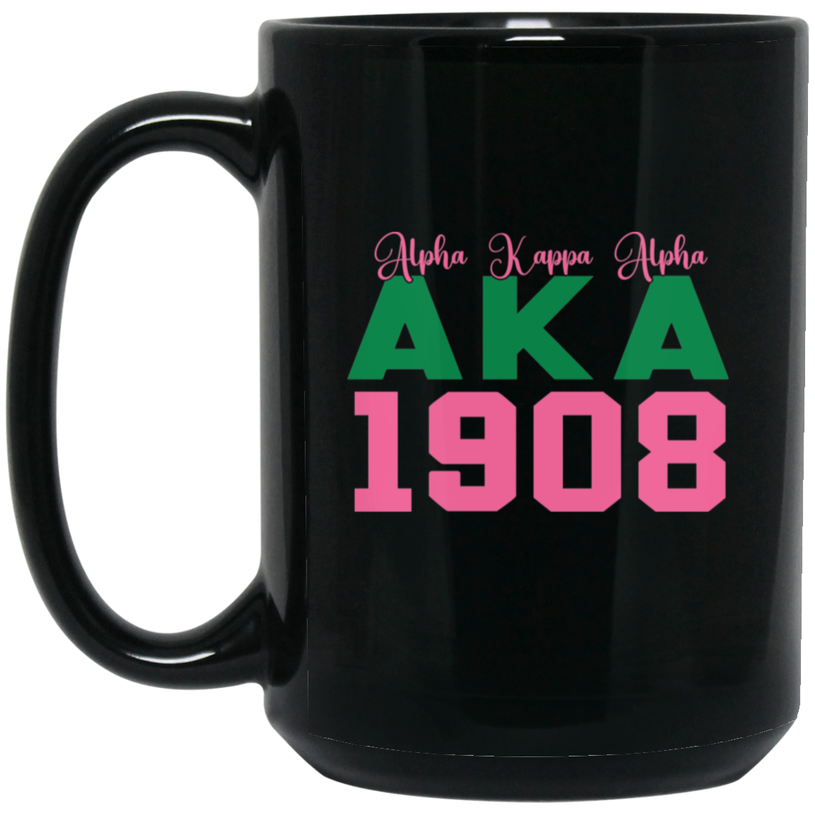 AKA 1908 15oz Black Mug